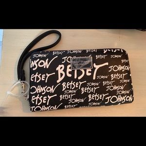 New without tags Betsey Johnson zip around wallet.